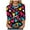 Sky Blue, variant on felwors 3/4 Length Sleeve Womens Tops, Spring Summer Tops Crew Neck Floral Print Workout Shirts for Women Loose Fit (Red, XXXL)