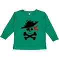 thumbnail image 3 of Inktastic Pirate Skull and Cross Bones Boys or Girls Long Sleeve Toddler T-Shirt, 3 of 5