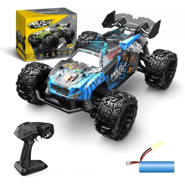 1:20 2.4GHz RC Cars 20 Km/h High Speed Remote Control Car All Terrains RC Monster Trucks Off Road Vehicle for Boys Girls Kids