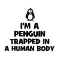 thumbnail image 3 of CafePress - I'm A Penguin Trapped In A Hu Ash Grey T Shirt - Men's Classic Graphic T-Shirt, 3 of 4