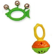 Hohner Kids Hohner Mini Cage Bell Deluxe w Green Fish Animal Jingle Bells
