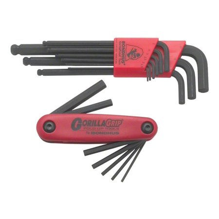 UPC: 0037231141875 | Bondhus Ball End L Hex Wrench Set and Gorilla Grip Hex Combo Wrench