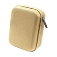 thumbnail image 1 of Xuanheng Sac de Rangement pour Médicaments Double Fermeture Éclair Étui Compact pour Maison Sport Extérieur Or, 1 of 8