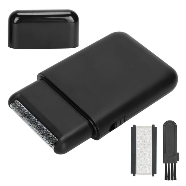 Men Trimmer de Barba, Recortador de Barba Portátil USB ABS Negro ergononómico para Casa