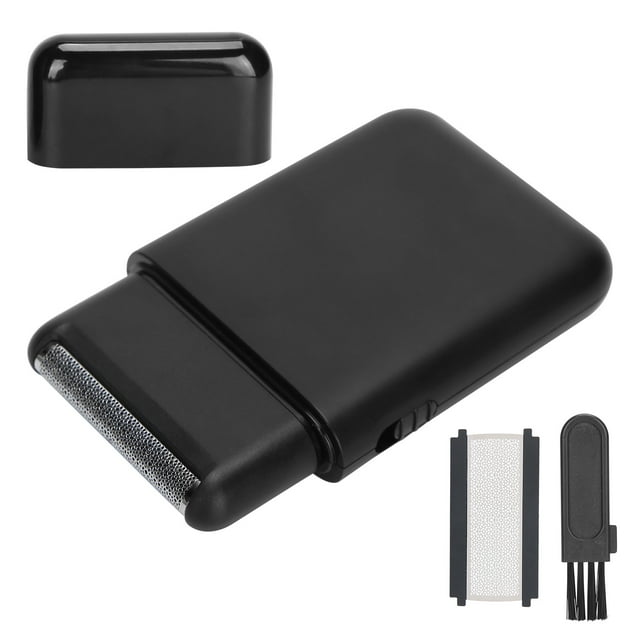 Recortadora de barba NikouMX maquinilla de afeitar eléctrica con carga USB Afeitadora para hombres compacta y ligera