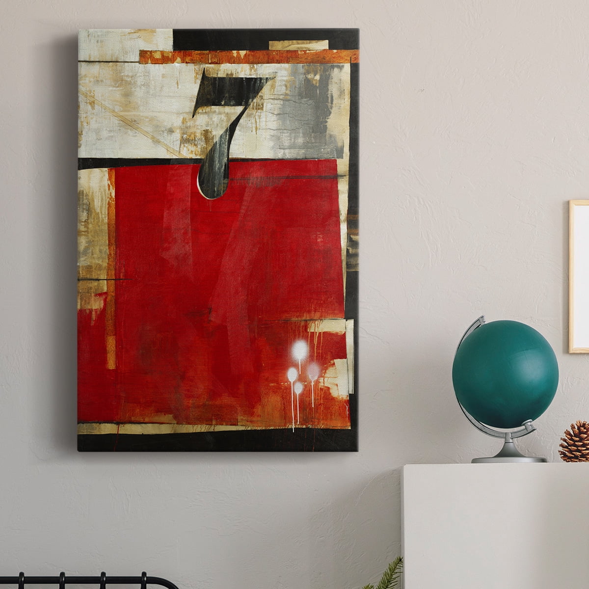 Lucky No. 7 Premium Gallery Wrapped Canvas - Ready to Hang