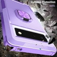 thumbnail image 4 of Dteck Google Pixel 6 Case, Google Pixel 6 Case with Finger Ring Holder Kickstand, Military Grade Stand Cover Phone Cases Compatible for Google Pixel 6, Purple, 4 of 8