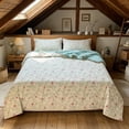 thumbnail image 5 of RBCKVXZ Cute Printed Lightweight Quilt, 90"x79" Soft Breathable All Season Reversible Bed Blanket for Bedroom Dorm Home Bedding Decor, 5 of 7