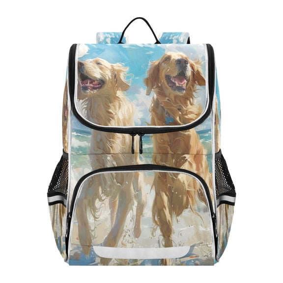 YAZAOO School Backpack Travel Bag Bookbags Bookbags 0_0 (99sandy Paws and Happy Tails Pattern