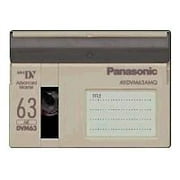 Panasonic AY-DVM63AMQ - Mini DV tape - 1 x 63min - for Panasonic AG-DVC20, AG-DVX100BE, AG-HVX200, AG-HVX200E; DV PROLINE AG-DVC20