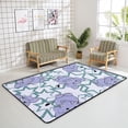 thumbnail image 4 of Coolnut Area Rug Cute Elephants on Background with Stars Nursery Rug Floor Mat Kids Playing Mat 7' x 5' (80 x 58 in) for Living Room Bedroom, 4 of 6