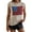 Beige, variant on Summer Striped Sleeveless Off Shoulder Women's Loose Fashionable Comfortable Color Block Pullover Sweater Knitted Jacket Sweater Blue M Nylon,Spandex Spring Tops for Women