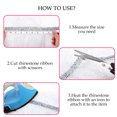 thumbnail image 4 of 1 rollo de cinta autoadhesiva de diamantes de imitación de cristal, 1 yarda, cintas ostentosas DIY, rollo de bandas para regalo de boda, adornos para manualidades, 4 of 4