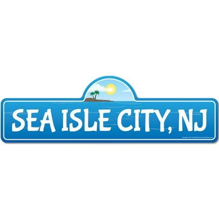 Sea Isle City, NJ New Jersey Beach Street Sign