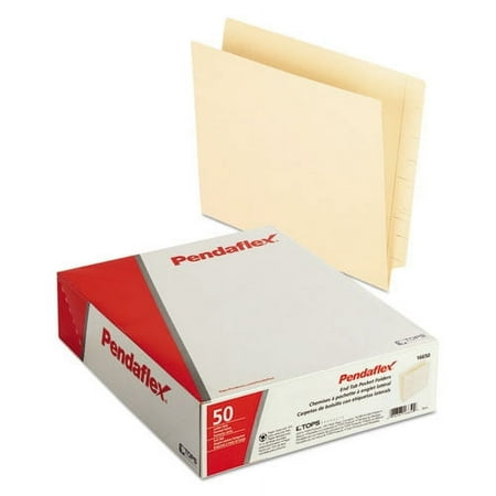 UPC: 0078787166509 | Pendaflex 16650 Straight Tabs Letter Size End Tab Pocket Folder – Manila (50/Box)