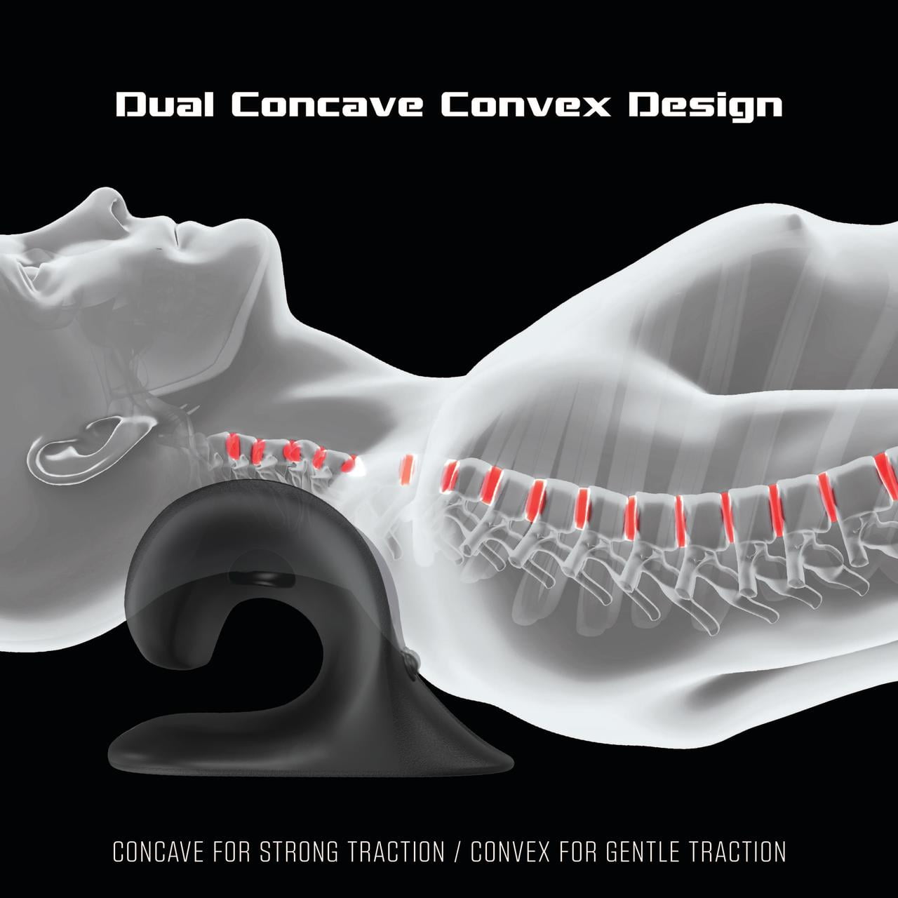 FitRx Neck Corrector Cervical Neck Pillow, Cervical Pillow for Neck Pain Relief