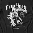 thumbnail image 3 of Marvel Spider-Man Brand New Day Men's Vintage New York Quote Sketch T-Shirt (Black, S-XXXL), 3 of 4