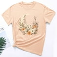 thumbnail image 2 of ICHUANYI Women's T Shirt Summer Tops Fashion Print Short Sleeve Crewneck Tee Casual Loose Shirts, 2 of 3