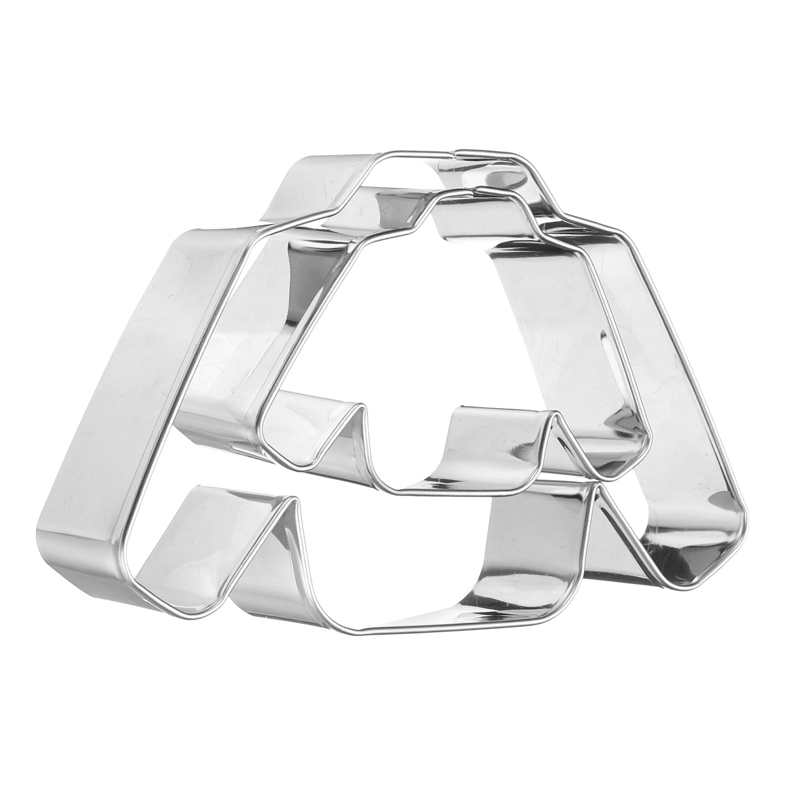Snowman Cookie Cutter For Christmas Baking - 2.9x5.1 Inch Stainless Steel, Dishwasher Safe