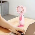 thumbnail image 5 of ChicYu USB Rechargeable Handheld Desktop Fan Detachable Base Three Speed Portable Mini Cool Device Summer Travel Office Desktop Fan, 5 of 5