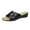 Black, variant on GHSOHS Slippers for Women Platform Sandals Summer Fashion Leather Open Toe Cool Slippers Casual Comfortable Outdoor Beach Slippers Flip Flops Walking Shoes Womens Comfort Sandals,Size 41