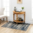 thumbnail image 5 of Mohawk Home Berwyn Washable Low Pile Stain and Fade Resistant Indoor Area Rug, Grey/Dark Blue, 3' 11" X 6', 5 of 8