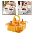 thumbnail image 2 of tredstone Seasoning Box Seasoning Spice Box Portable Handle for Rrestaurant Sugar Yellow, 2 of 9
