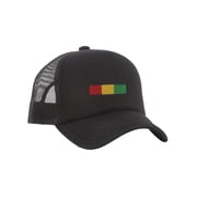 Rasta Stripe Trucker Hat