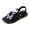 Black, variant on Ymyiu Toddler Sandals Infant Baby Boys Girls Summer Sandals Party Dress Flats Shoes Newborn Walkers Shoes Size 12.5 (Red,Little Kids 12.5)