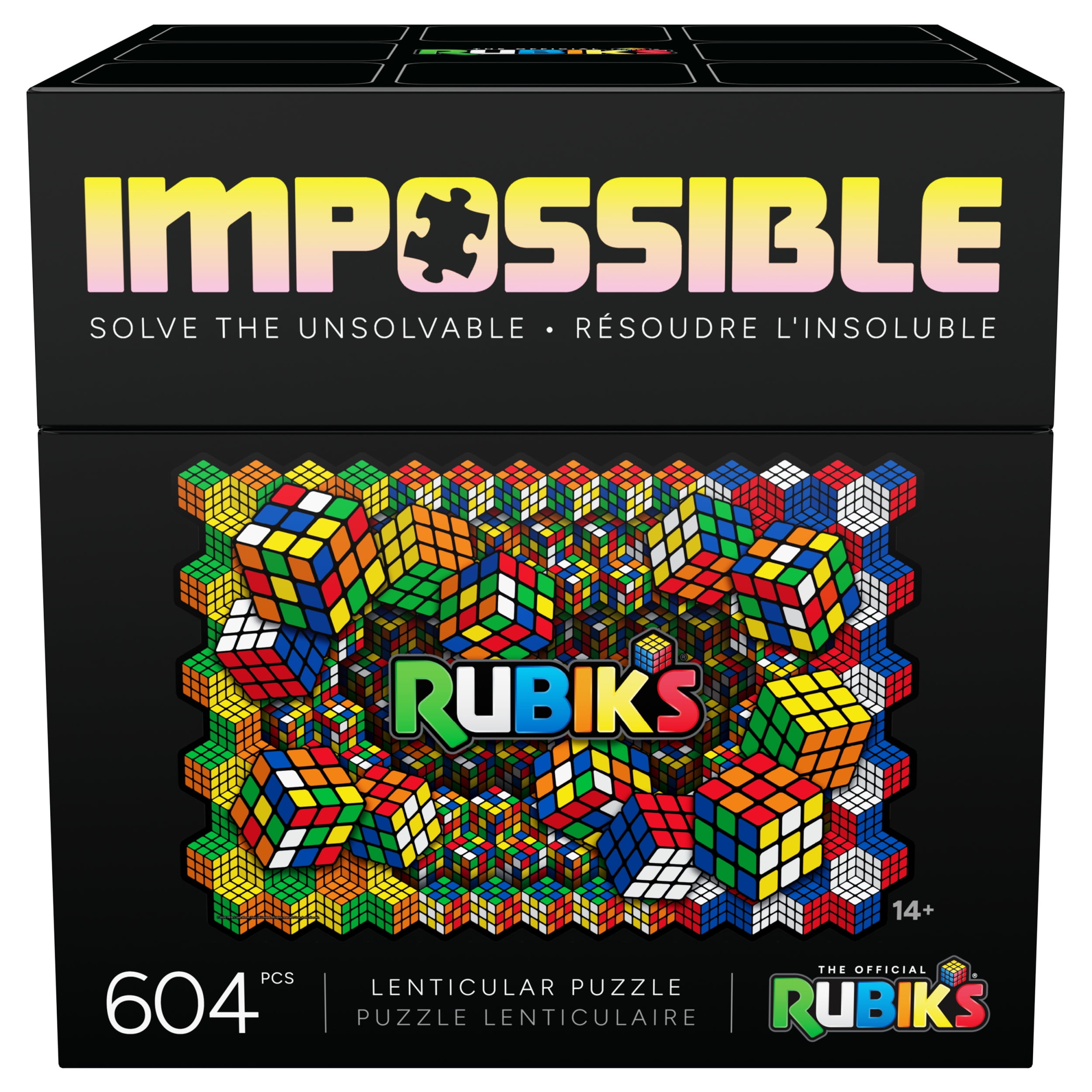 Rubik's Cube, Puzzle Rubik's Impossible, puzzle lenticulaire de 604 pièces, à partir de 14 ans Spin Master Games