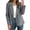 Gray, variant on Women Blazer Jacket Button Coat, Notch Lapel Relaxed Long Sleeve Office Suit Outerwear with Pockets White Fleece Rain Jacket XL