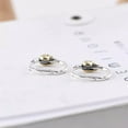 thumbnail image 4 of GKNET 925 Sterling Silver Gold Tone Skull Hoop Piercing Earrings Gothic Punk Vintage, 4 of 9