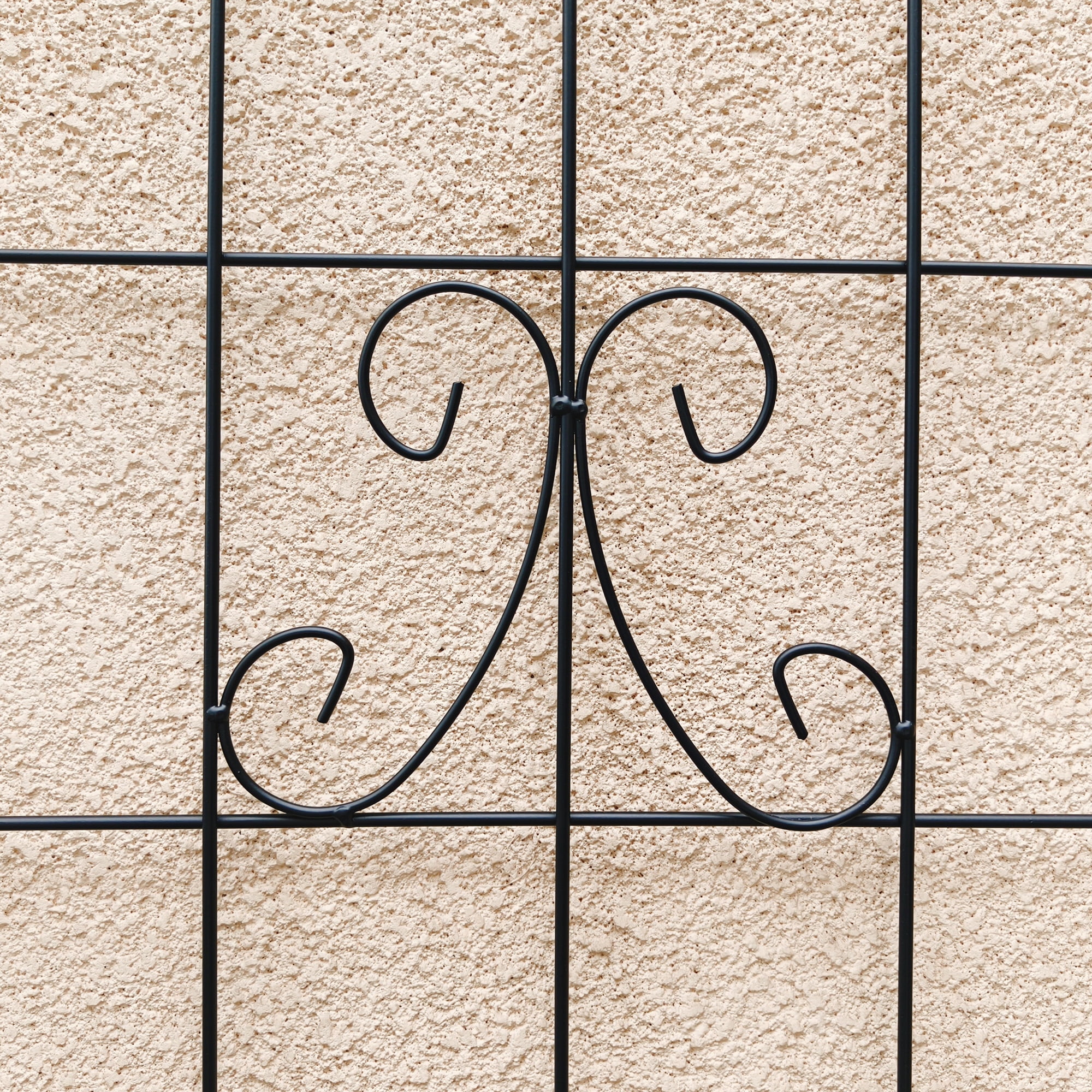Yoneston 4 Pack Metal Garden Trellis, 71"x19.7"Decorative Arched Trellis for Climbing Plants, Metal Coating Anti-Rust and Sturdy for outdoor, Black