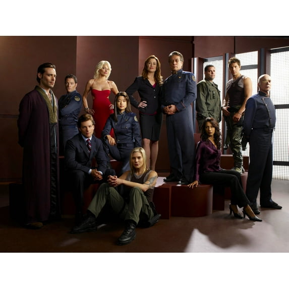 Battlestar Bsg Cast Poster #A 27inx40in for any room 27x40 Multi-Color Square Adults Poster Time
