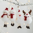 thumbnail image 1 of Cute Hanging Decor Exquisite Fabric Creative Snowman Shape Doll Pendant for Living Room, 1 of 9