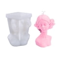 thumbnail image 5 of Moldes para velas con forma de cuerpo femenino en 3D. Molde de silicona casero para cera y perfumes. 88x72x108mm, 5 of 5