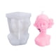 thumbnail image 5 of Moldes para velas de cuerpo humano 3D, molde para jabón de niña con ojos cerrados, molde para perfume femenino 88x72x108mm, 5 of 5