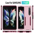 thumbnail image 7 of Jiahe Cover For Samsung Galaxy Z Fold4 7.6 inch Case,Shockproof PC Hard Cover  Anti-Drop Protective Case For Samsung Galaxy Z Fold4,Pink+Rose, 7 of 7