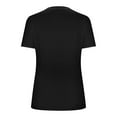 thumbnail image 3 of Cotton Tops Summer Womens Plus Size Tshirts Casual Short Sleeve V Neck T Shirt 1X-5X Loose Fit Tunic Blouse (2XL, Black), 3 of 5