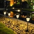 thumbnail image 3 of Luz solar de jardín 2PCS - Acero inoxidable - Luz blanca cálida MFZFUKR CPB-US-DYP552-2, 3 of 5