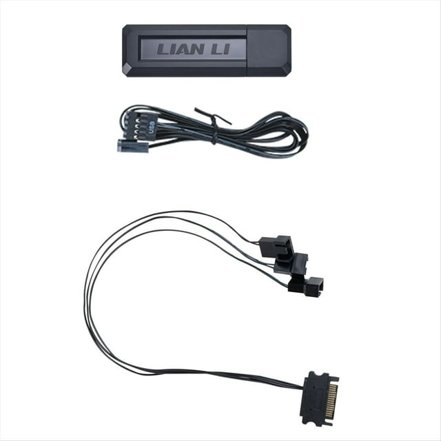 Controlador Inalámbrico Fan L para SL Wireless, TL Wireless y Strimer Wireless con Cable PWM - Negro