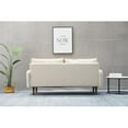 thumbnail image 4 of Kingway Furniture Hambrok Velvet Living Room Sofa in Beige, 4 of 8