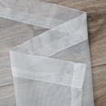 thumbnail image 2 of FUEENIRVA White Sheer Window Tulle, Sunlight Filtering, Modern Decor 2Pcs, 2 of 6