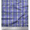 thumbnail image 1 of Soimoi Georgette Viscose Fabric Geometric Check Print Fabric by Yard 42 Inch Wide, 1 of 3
