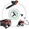 thumbnail image 4 of Paquete de 2 cuerdas de arranque de 10 m (diámetro: 3 mm), cable de tracción con 2 manijas de arranque para cortadora de césped Husqvarna Stihl Poulan, 4 of 5