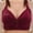 Wine C, variant on loopsun Womens Plus Size Bra,Woman's Comfortable Breathable Bra Underwear No Rims