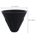 thumbnail image 2 of STRANDCHIC Reusable Silicone Coffee Dripper 2Pcs Black for Tools, 2 of 7