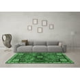 thumbnail image 3 of Ahgly Company Indoor Rectangle Persian Emerald Green Traditional Area Rugs, 7' x 10', 3 of 4