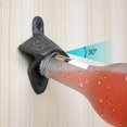 thumbnail image 2 of SMOOIQ Bottle Opener Wall Mounted,Beer Wall Mount Bottle Opener,Wine Metal Bottle Opener Outddor and Indoor,Cast Iron 1pc, 2 of 5