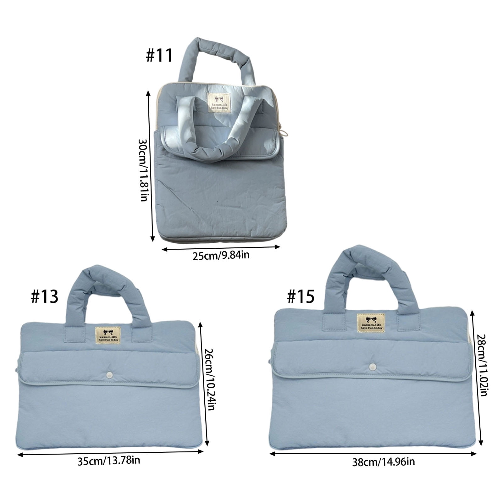 Shock Absorbent Laptop Case With Reinforced Handle Soft Protective Lining Computer Accessory For 11in 13 14 15 15.6inch